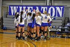 Volleyball vs MHC  Wheaton Women's Volleyball vs Mount Holyoke College. - Photo by Keith Nordstrom : Wheaton, Volleyball